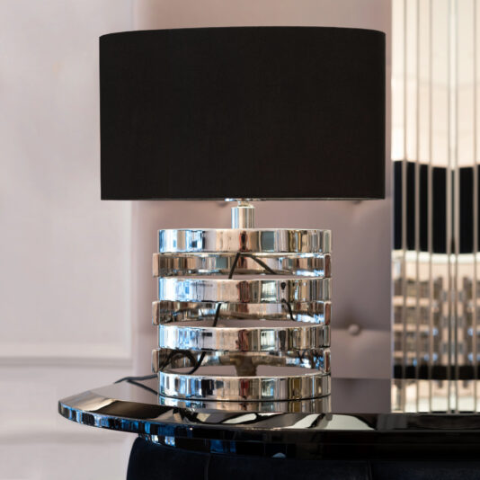 Black Contemporary Table Lamp