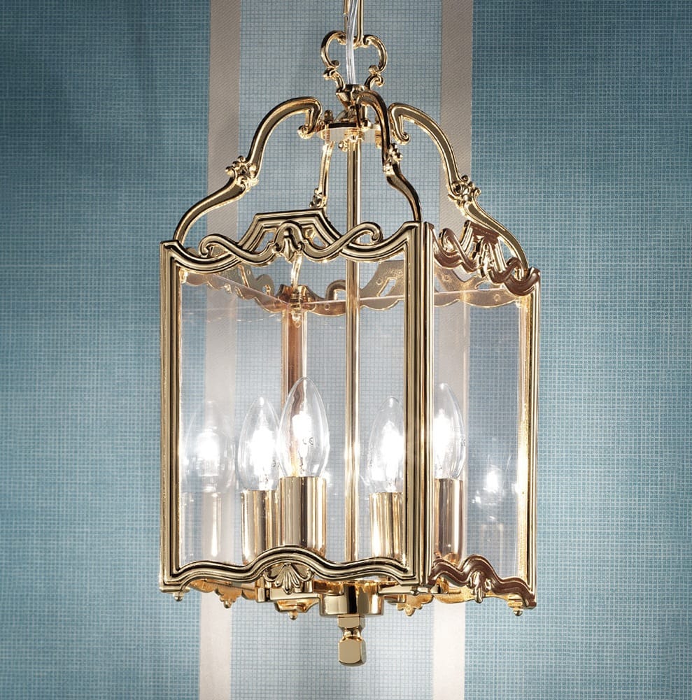 Classic Gold Plated Italian Lantern