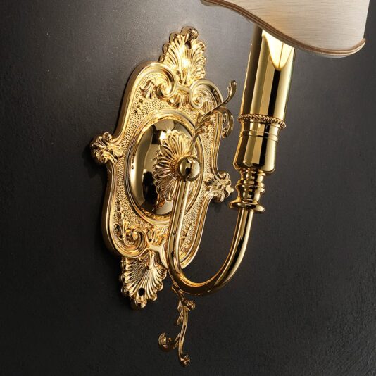 Classic Half Shade Single Wall Light