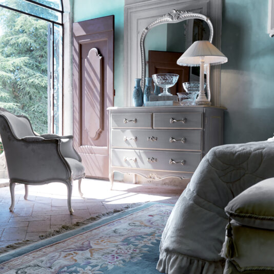 Classic Italian Antiqued Grey Finish Mirror Classic Italian Antiqued Grey Finish Mirror