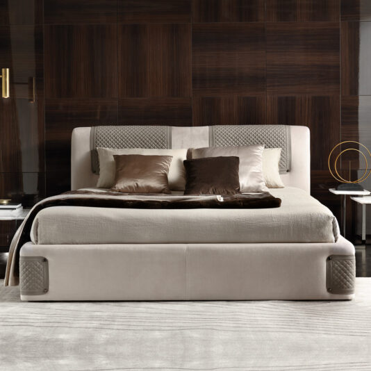 Contemporary Designer Luxury Italian Upholstered Bed