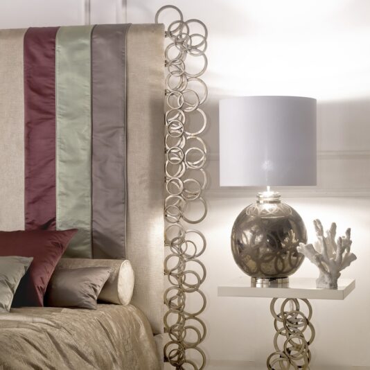 Contemporary Italian Designer Luxury Upholstered Headboard