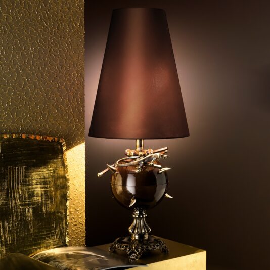 Exclusive Italian Bronze Table Lamp