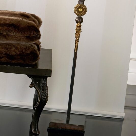 Exclusive Italian Pewter Floor Lamp