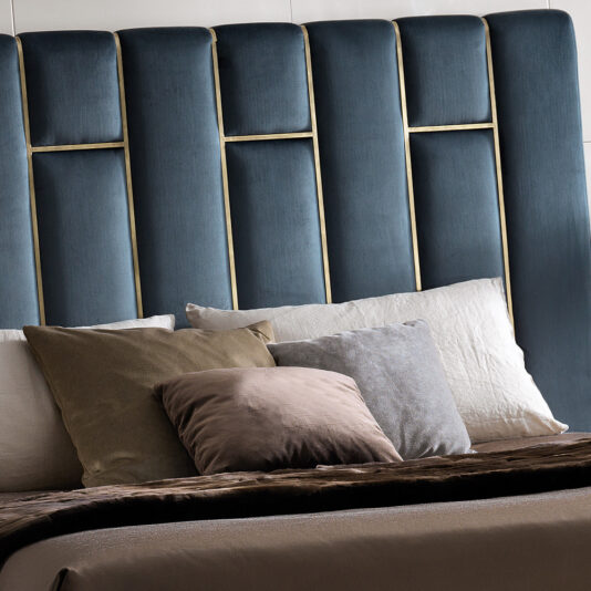 High End Italian Velvet Upholstered Designer Bed High End Italian Velvet Upholstered Designer Bed