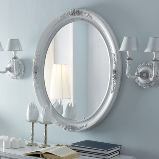 Italian Designer Oval Classic Mirror