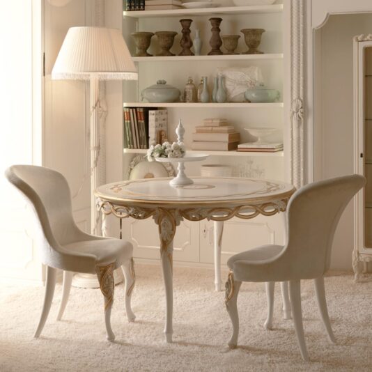 Luxurious Designer Round Italian Dining Table