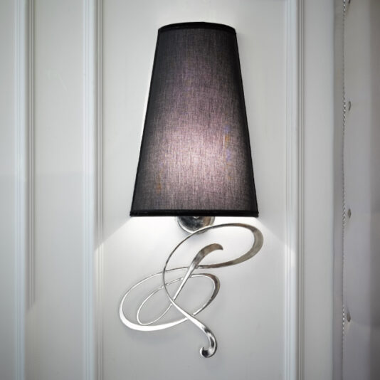 Luxury Designer Nickel Wall Light