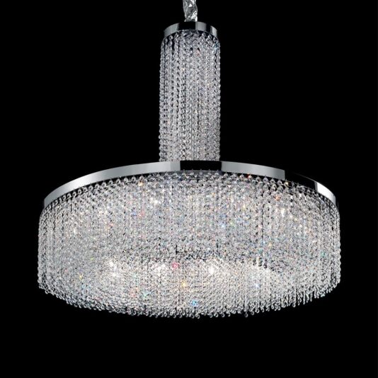 Cut Crystal Round Chandelier