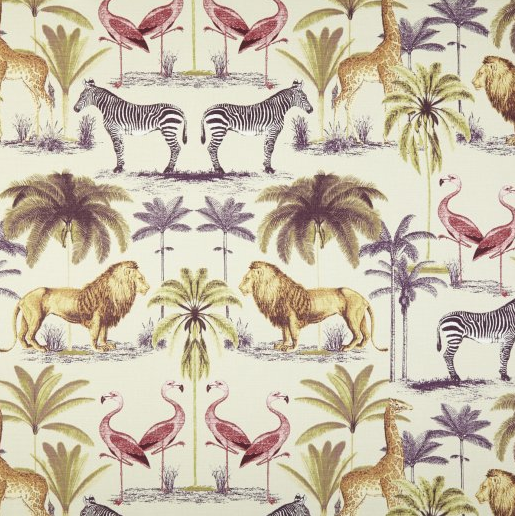 moodboard, longleat animal fabric swatch