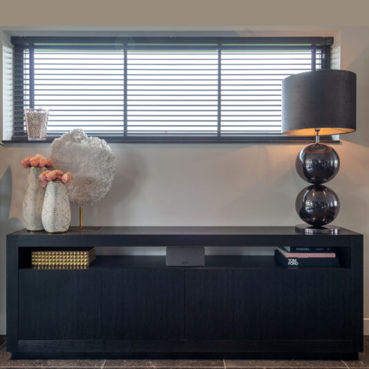 Industrial Chic Black Sideboard