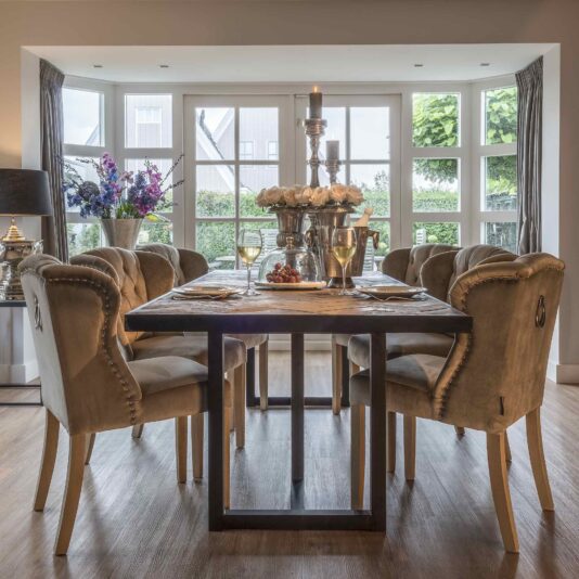 Industrial Old Oak Dining Table