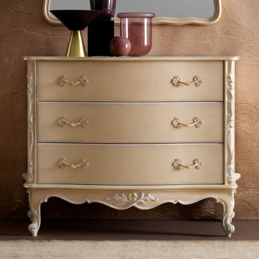 Rococo Style Designer Italian Chest Of Drawers