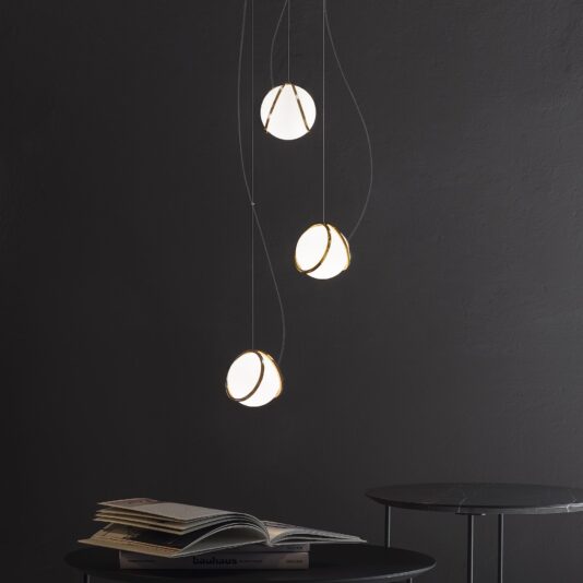 Italian Designer Glass Pendant Light