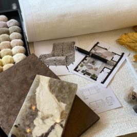 Windsor interior design project, living room mood board