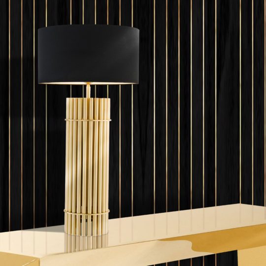 Gold Linear Table Lamp