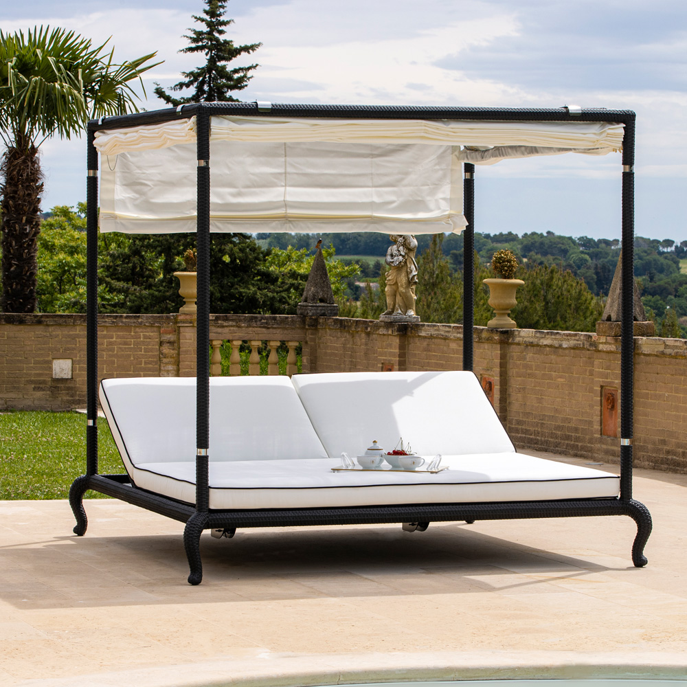 Four Poster Double Sun Lounger