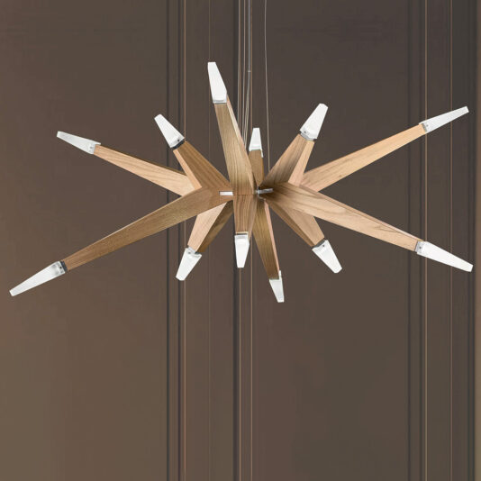 Modern Wooden Chandelier