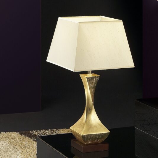 Gold Finish Table Lamp