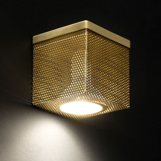 Contemporary Cube Wall Light