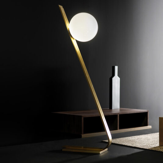 Contemporary Curved Floor Lamp