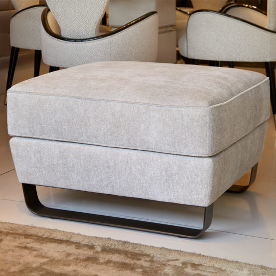 Luxury Contemporary Square Pouffe