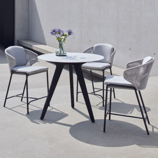 Contemporary Outdoor Garden Bar Stool