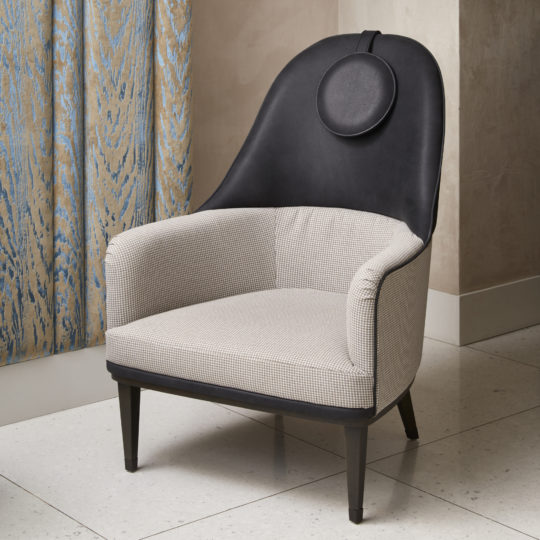 Modern High Backed Occasional Armchair