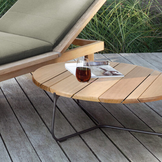 Modern Outdoor Teak Coffee Table