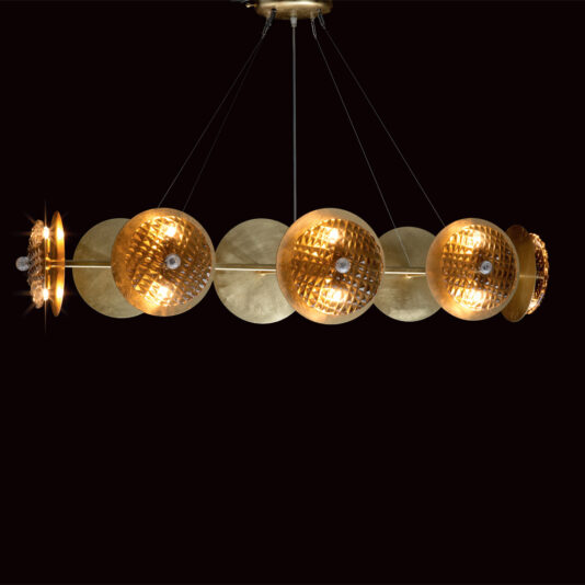 Exclusive Smoked Murano Glass Chandelier