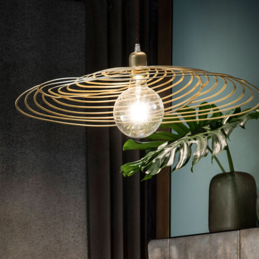 Contemporary Spiral Chandelier