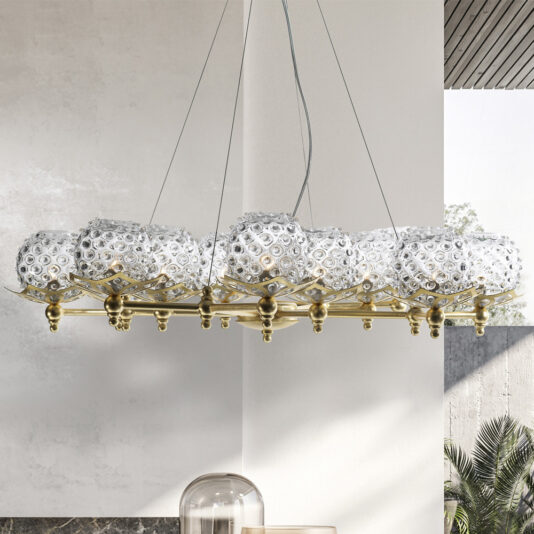 Exclusive Transparent Glass Chandelier