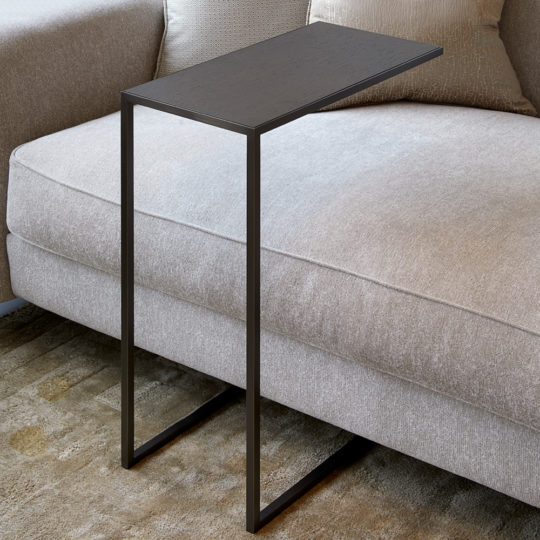 Contemporary Designer Over Sofa Side Table