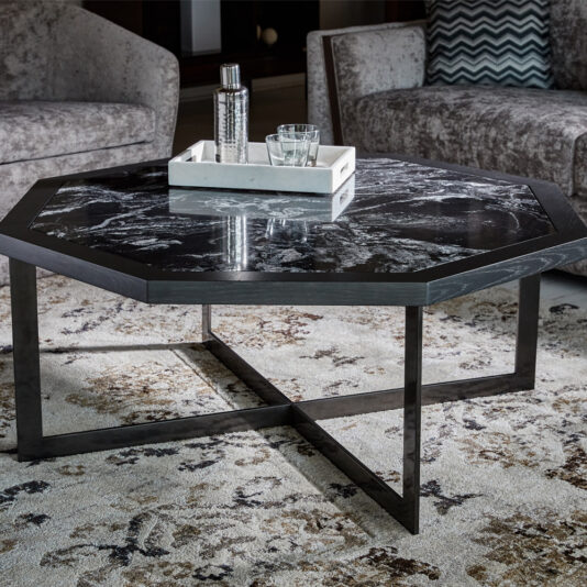 Contemporary Octagonal Coffee Table