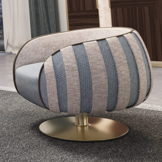 Contemporary Swivel Tub Chair