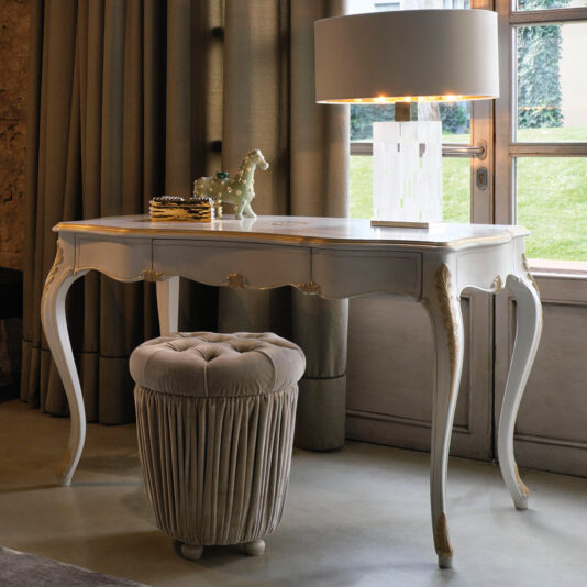 Ornate Italian Desk With Drawers