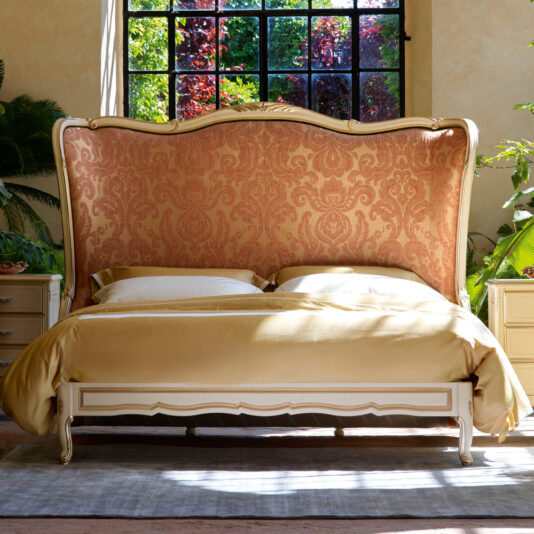 Classic Style Tall Winged Bed