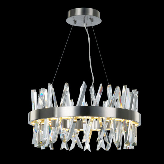 Exclusive Round Nickel Chandelier