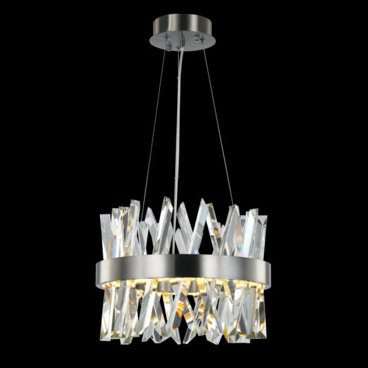 Exclusive Small Nickel Pendant Light