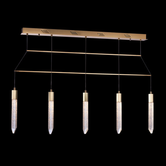 Exclusive Gold Pendant Light Bar