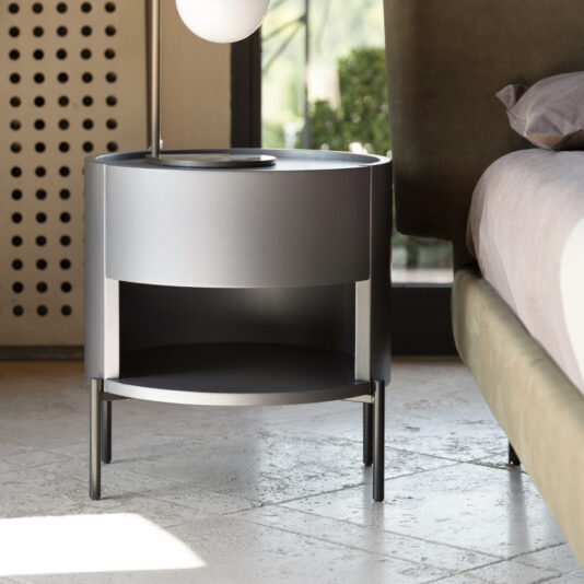 Modern Minimal Round Bedside Cabinet