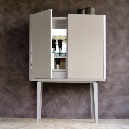 Modern Lacquered Bar Cabinet