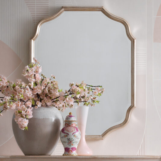 Curved Italian Wall Mirror