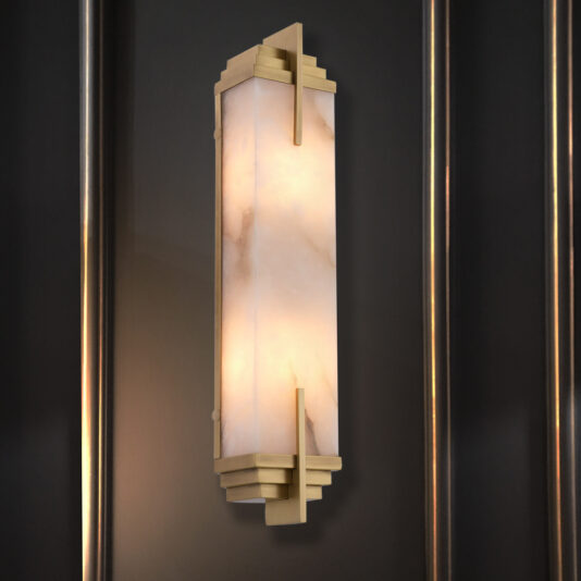 Art Deco Style Vertical Wall Light