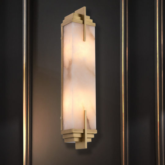 Art Deco Style Vertical Wall Light