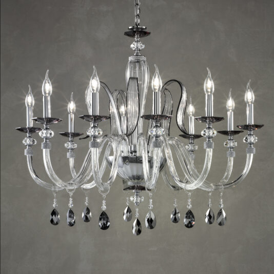 Modern Chandelier With Swarovski® Crystals