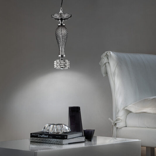 Swarovski® Crystal And Pearl Pendant Spot Light