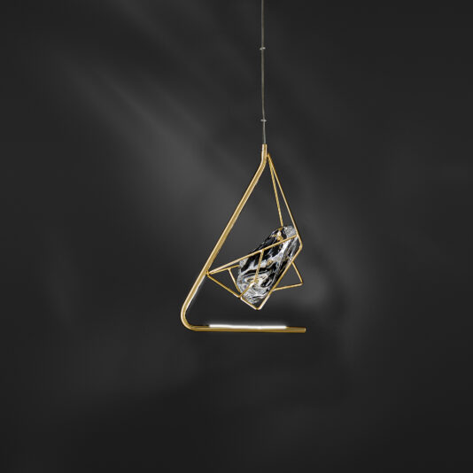 Crystal Rock Pendant Light