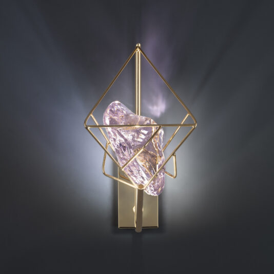 Crystal Rock Wall Light