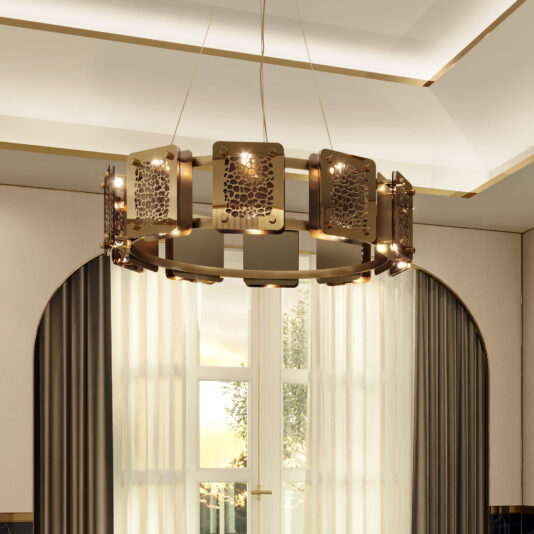 Round Contemporary Chandelier